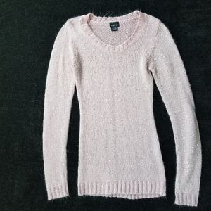 NWOT Pink sequin sweater